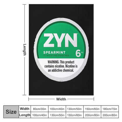 Zyn Throw Blanket